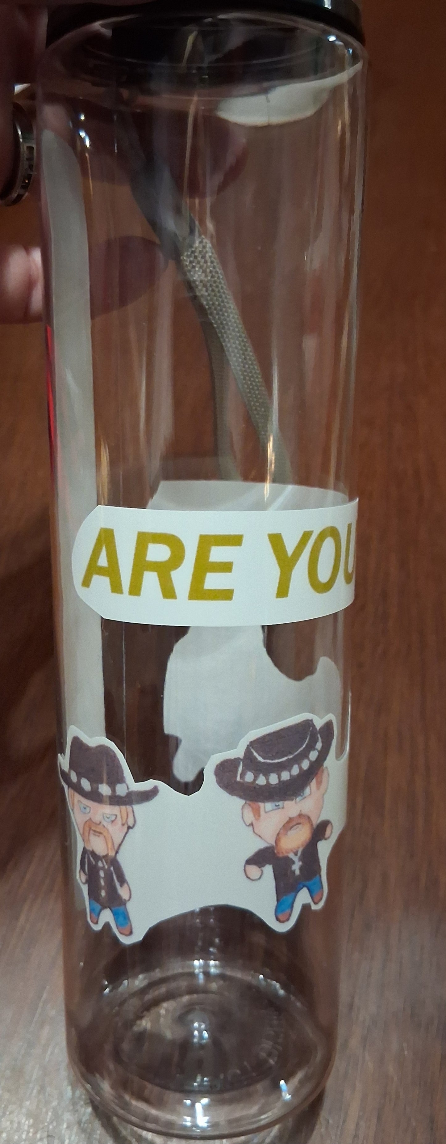 18 oz plastic water bottle