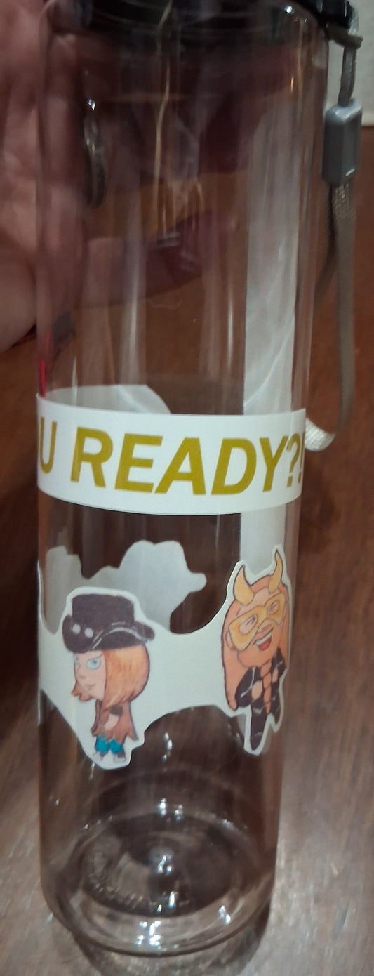 18 oz plastic water bottle
